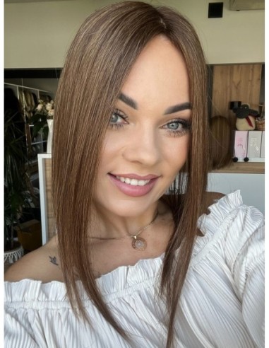 "Lio BR"- Mini topper z włosów naturalnych 35cm