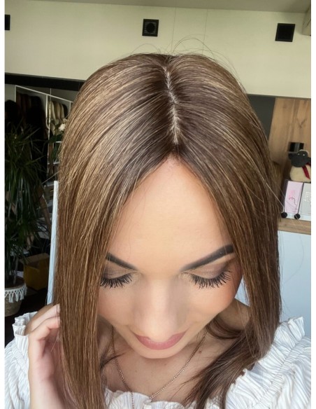 "Lio BR"- Mini topper z włosów naturalnych 35cm