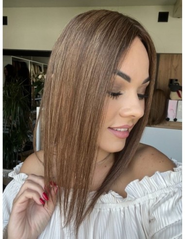 "Lio BR"- Mini topper z włosów naturalnych 35cm