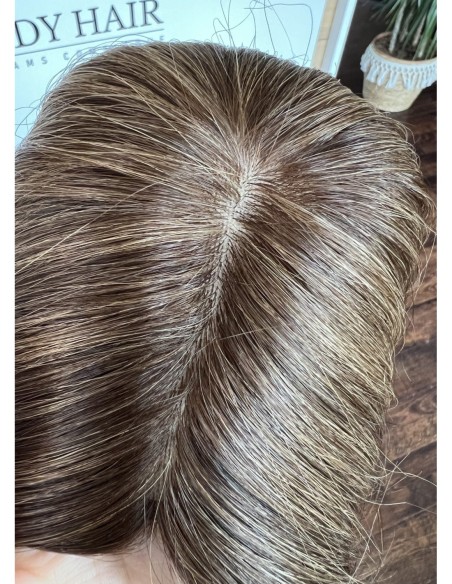 "Lio BR"- Mini topper z włosów naturalnych 35cm