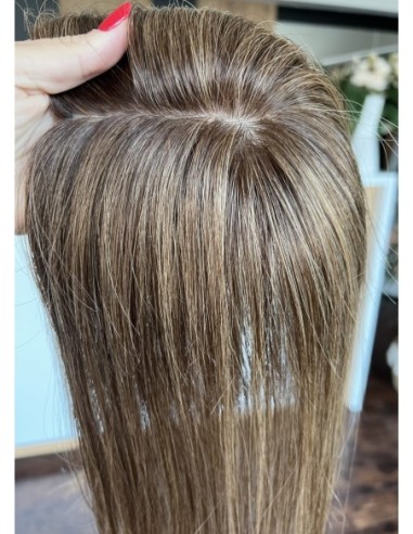 "Lio BR"- Mini topper z włosów naturalnych 35cm