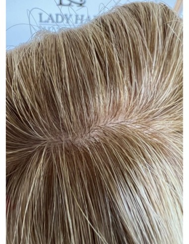 "Lio UR"- Mini topper z włosów naturalnych z grzywką 35cm