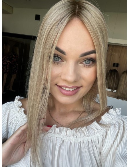 "Lio UR"- Mini topper z włosów naturalnych  35cm