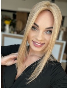 "Lio HL"- Mini topper z włosów naturalnych  35cm