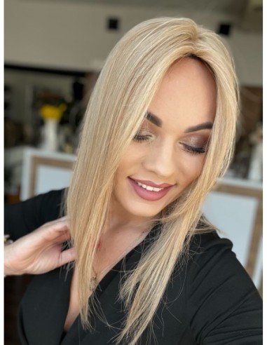 "Lio HL"- Mini topper z włosów naturalnych  35cm