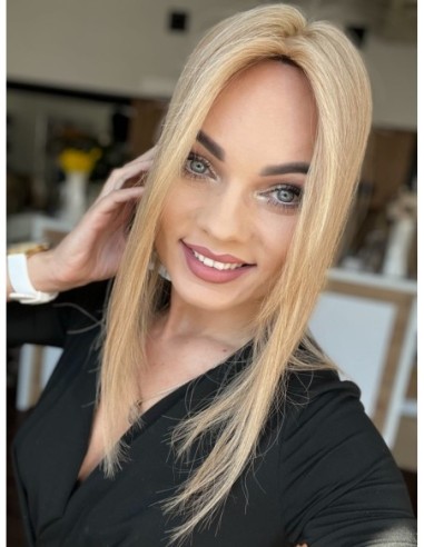 "Lio HL"- Mini topper z włosów naturalnych  35cm