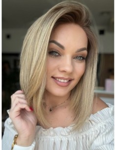 "NORA EL"- PERUKA Z WŁOSÓW NATURALNYCH  "M"