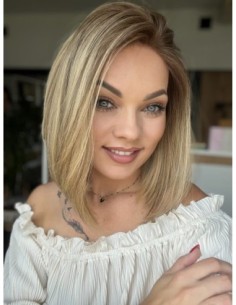 "NORA EL"- PERUKA Z WŁOSÓW NATURALNYCH  "M" 2