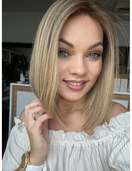 "NORA EL"- PERUKA Z WŁOSÓW NATURALNYCH  "M"