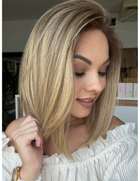 "NORA EL"- PERUKA Z WŁOSÓW NATURALNYCH  "M"