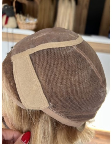 Idalia LRll-Krótka peruka z włosów naturalnych  S/M z grzywką