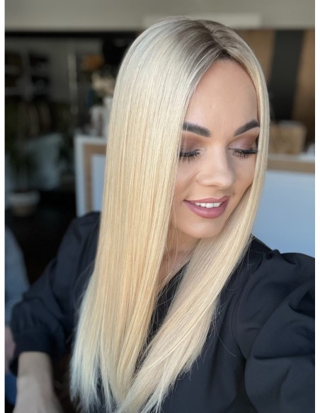 "KEJSI 55 CM  "DŁUGI TOPPER Z WŁOSÓW NATURALNYCH