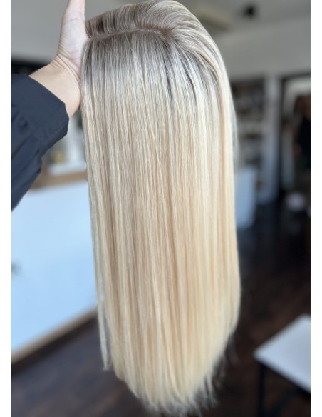 "KEJSI 55 CM  "DŁUGI TOPPER Z WŁOSÓW NATURALNYCH