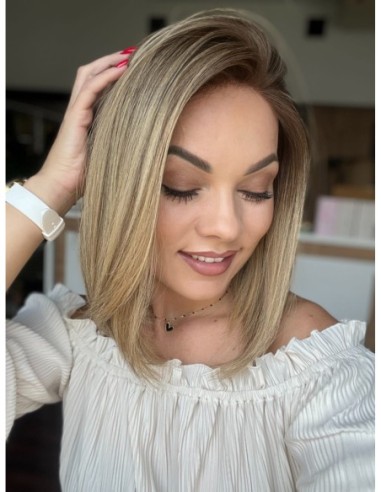 "NORA EL"- PERUKA Z WŁOSÓW NATURALNYCH  "M"