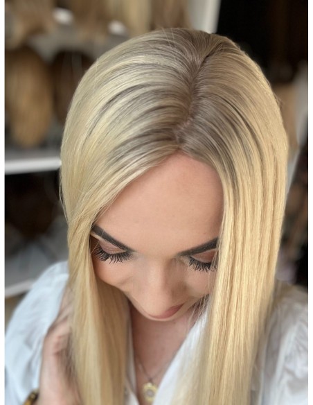 "KEJSI 55 CM  "DŁUGI TOPPER Z WŁOSÓW NATURALNYCH