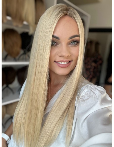 "KEJSI 55 CM  "DŁUGI TOPPER Z WŁOSÓW NATURALNYCH