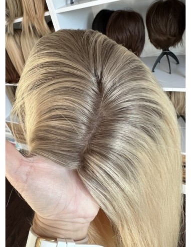 "KEJSI 55 CM  "DŁUGI TOPPER Z WŁOSÓW NATURALNYCH