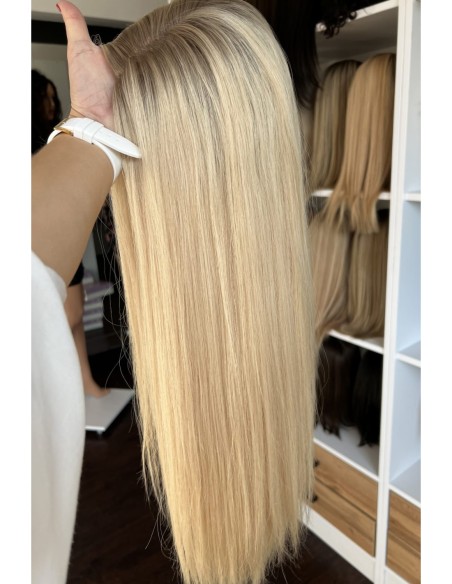 "KEJSI 55 CM  "DŁUGI TOPPER Z WŁOSÓW NATURALNYCH