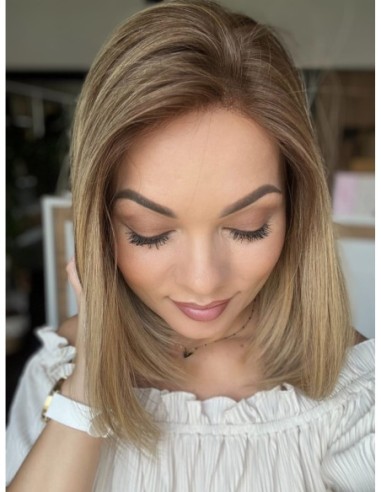 "NORA EL"- PERUKA Z WŁOSÓW NATURALNYCH  "M"