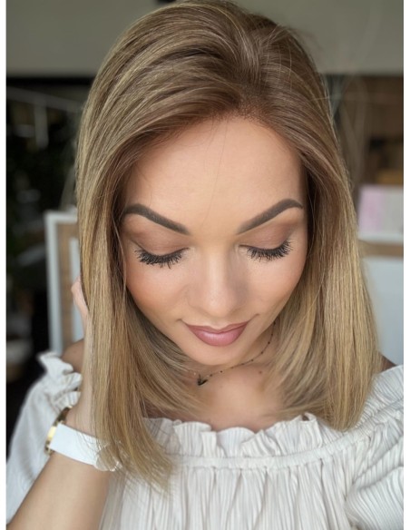 "NORA EL"- PERUKA Z WŁOSÓW NATURALNYCH  "M"