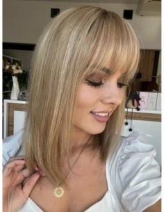 "JONI-35HL ll Z GRZYWKĄ " TOPPER Z WŁOSÓW NATURALNYCH 2