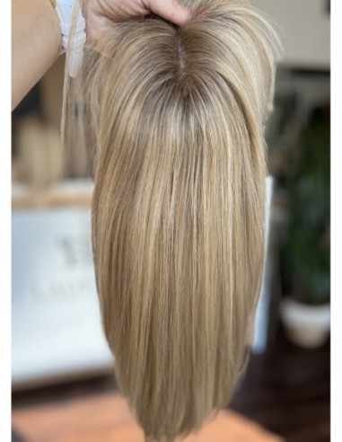 "JONI-35HL ll Z GRZYWKĄ " TOPPER Z WŁOSÓW NATURALNYCH