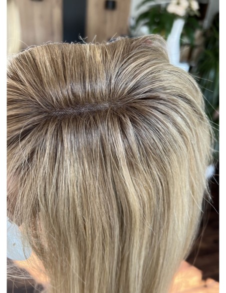 "JONI-35HL ll Z GRZYWKĄ " TOPPER Z WŁOSÓW NATURALNYCH