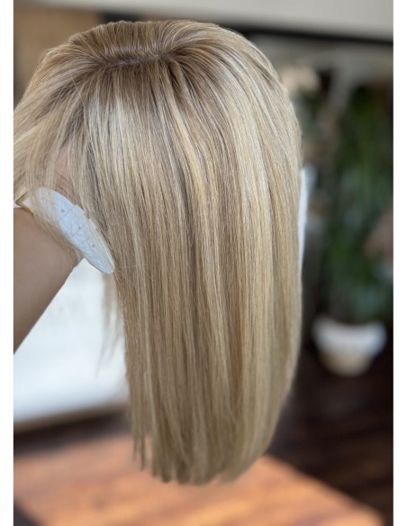 "JONI-35HL ll Z GRZYWKĄ " TOPPER Z WŁOSÓW NATURALNYCH