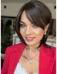 Aurora Dark Chocolate-Peruka z włosów syntetycznych NAH