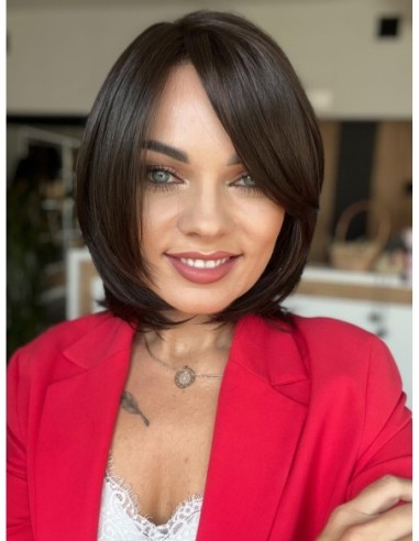 Aurora Dark Chocolate-Peruka z włosów syntetycznych NAH