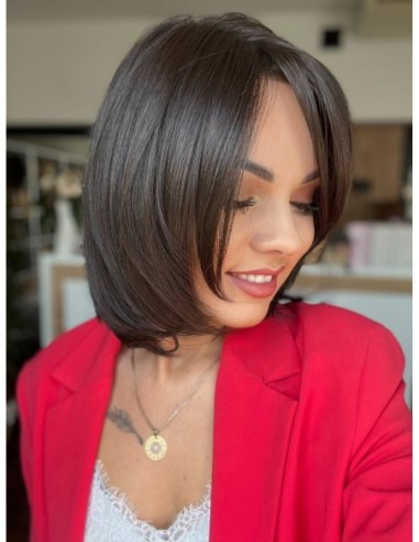 Aurora Dark Chocolate-Peruka z włosów syntetycznych NAH