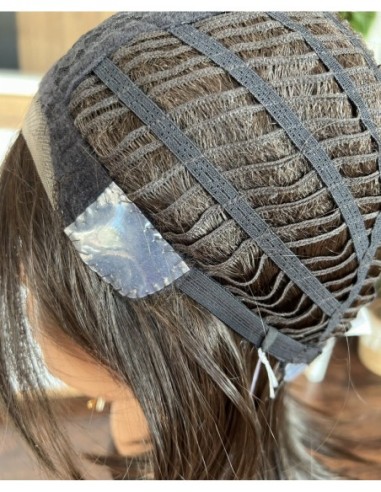 Aurora Dark Chocolate-Peruka z włosów syntetycznych NAH