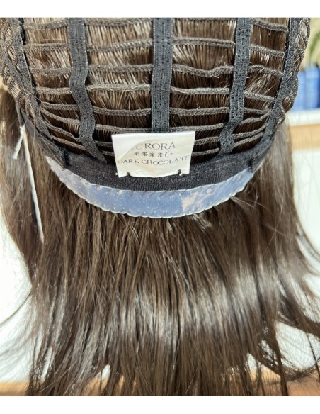 Aurora Dark Chocolate-Peruka z włosów syntetycznych NAH