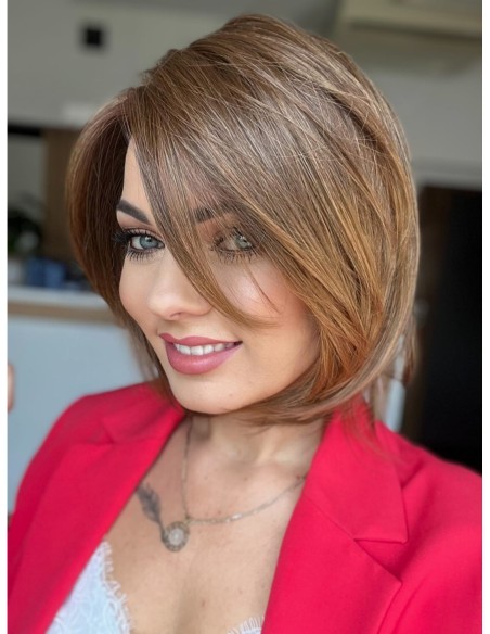 Aurora Honey Red-Peruka z włosów syntetycznych NAH