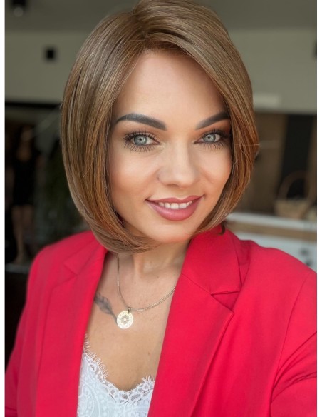 Aurora Honey Red-Peruka z włosów syntetycznych NAH