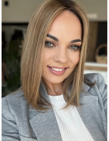 "JONI-35 KM ll  " TOPPER Z WŁOSÓW NATURALNYCH