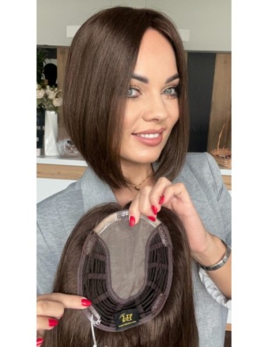 "JONI K2 LONG BOB" TOPPER Z WŁOSÓW NATURALNYCH