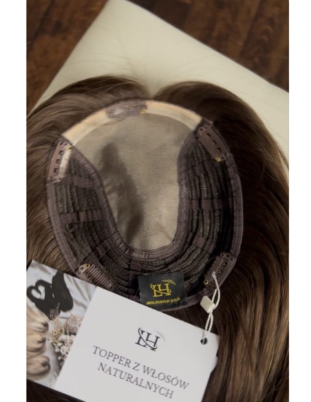 "JONI K2 LONG BOB" TOPPER Z WŁOSÓW NATURALNYCH