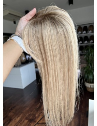 "Lio HL z grzywką"- Mini topper z włosów naturalnych  35cm