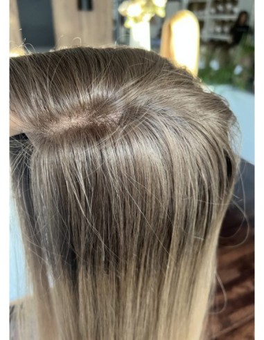 "Alina 60 cm" Długa peruka z włosów naturalnych  "S/M" PREMIUM