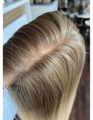 "BETI 50-55CM"-DŁUGA  PERUKA Z WŁOSÓW NATURALNYCH LACE FRONT "M"