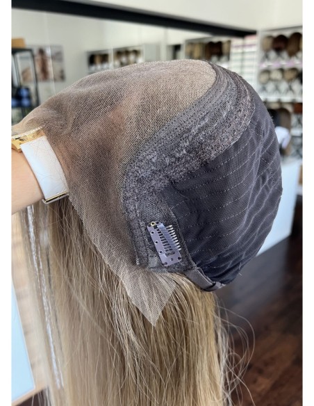 "BETI 50-55CM"-DŁUGA  PERUKA Z WŁOSÓW NATURALNYCH LACE FRONT "M"