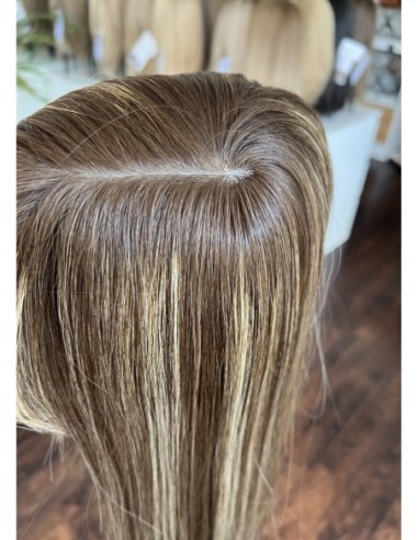 LOLA 55-60 CM Z GRZYWKĄ -TOPPER Z WŁOSÓW NATURALNYCH