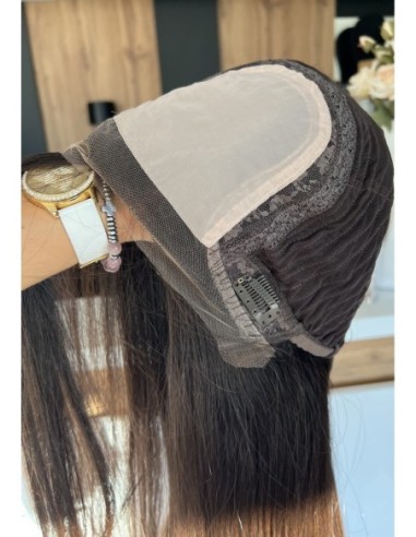 NILA 45-50 CM"S"-PERUKA LACE FRONT Z WŁOSÓW NATURALNYCH PREMIUM  VIRGIN