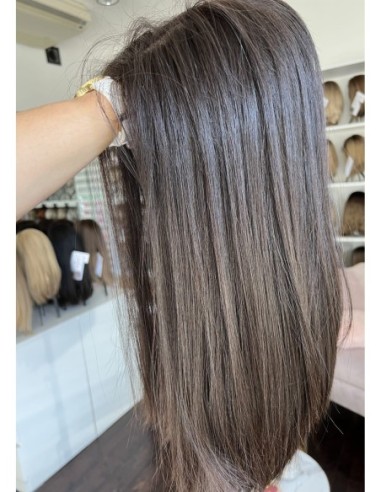 NILA 45-50 CM"S"-PERUKA LACE FRONT Z WŁOSÓW NATURALNYCH PREMIUM  VIRGIN