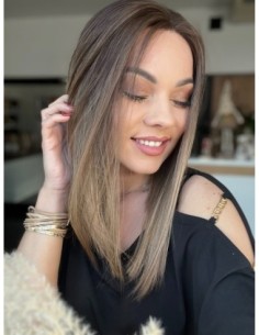 "Gabi 40- Peruka z włosów naturalnych  "M" PREMIUM