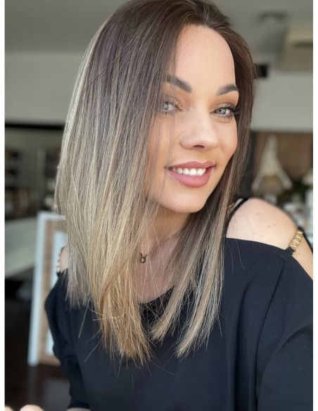 "Gabi 40- Peruka z włosów naturalnych  "M" PREMIUM