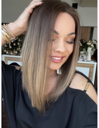 "Gabi 40- Peruka z włosów naturalnych  "M" PREMIUM