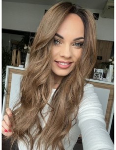 "COCO 60 CM"DŁUGI  TOPPER Z WŁOSÓW NATURALNYCH