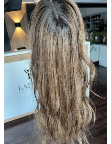 "COCO 60 CM"DŁUGI  TOPPER Z WŁOSÓW NATURALNYCH